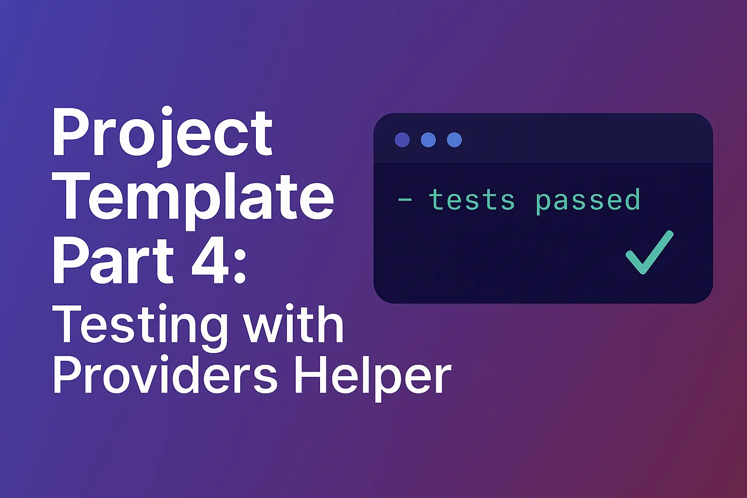 Developer Testing Template Andrew Teece | Front-end Web Developer